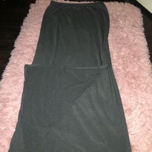 Maxi grey Skirt